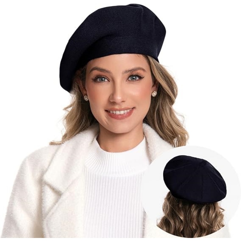 Cashmere Knitted Women Beret