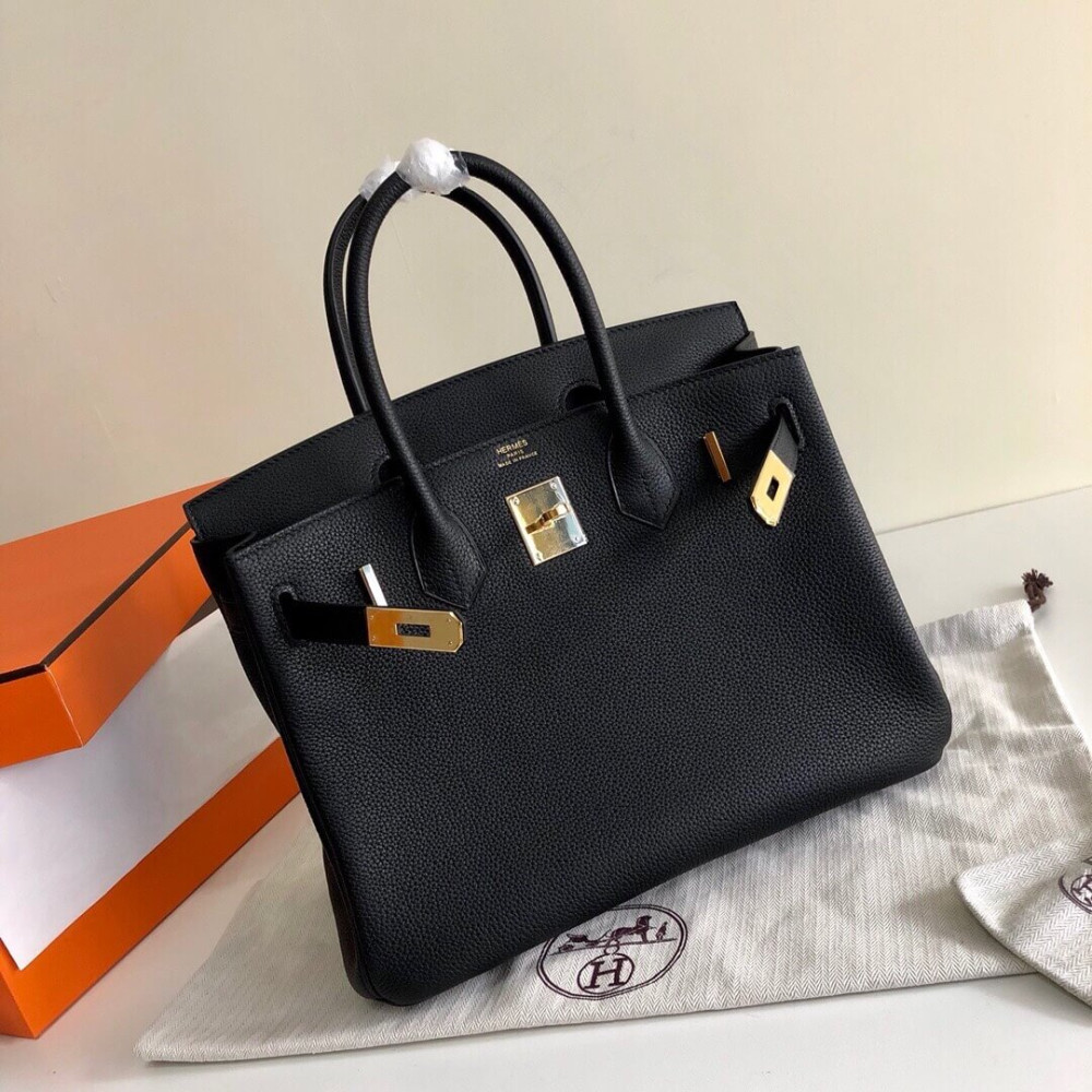 Hermes Black Togo Leather Birkin 30