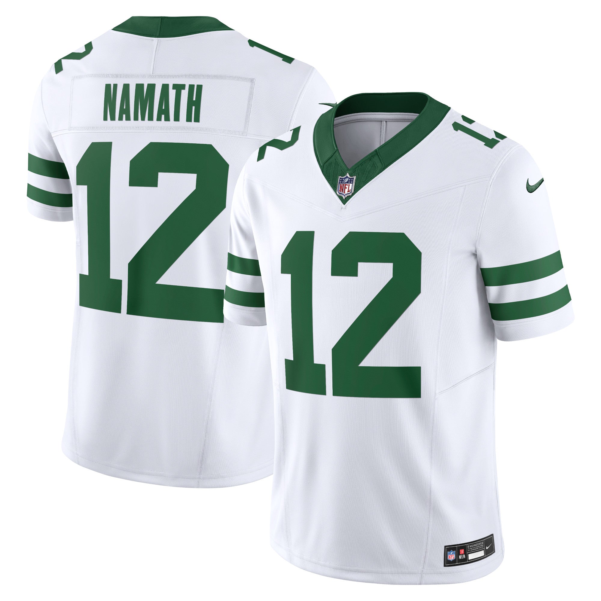 Joe Namath New York Jets Nike Vapor F.U.S.E. Limited Jersey  - Legacy White