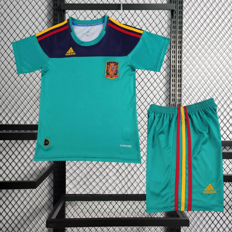 Retro KIDS 2010 KIDS Spain Goalkeeper Football jersey retro