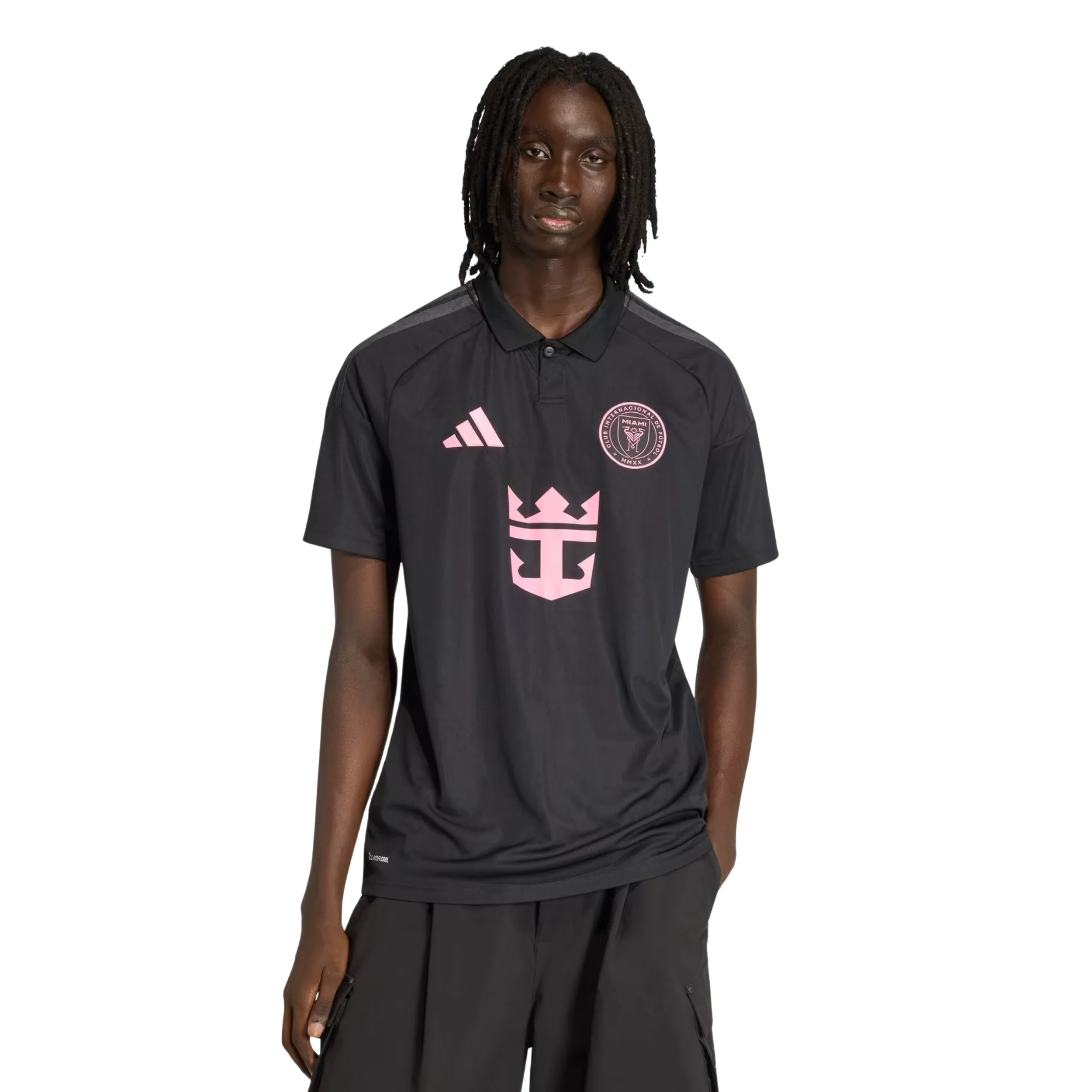 adidas Men's Lionel Messi Inter Miami CF 26/27 Away Jersey (Black/Pink)