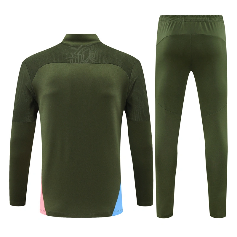 2024-25 Manchester City Army Green Long Sleeve Training Suit