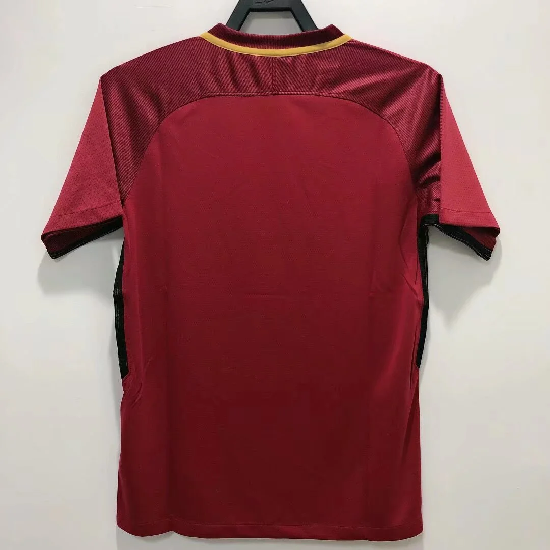 Retro 2017-18 AS Roma home retro football jersey retro