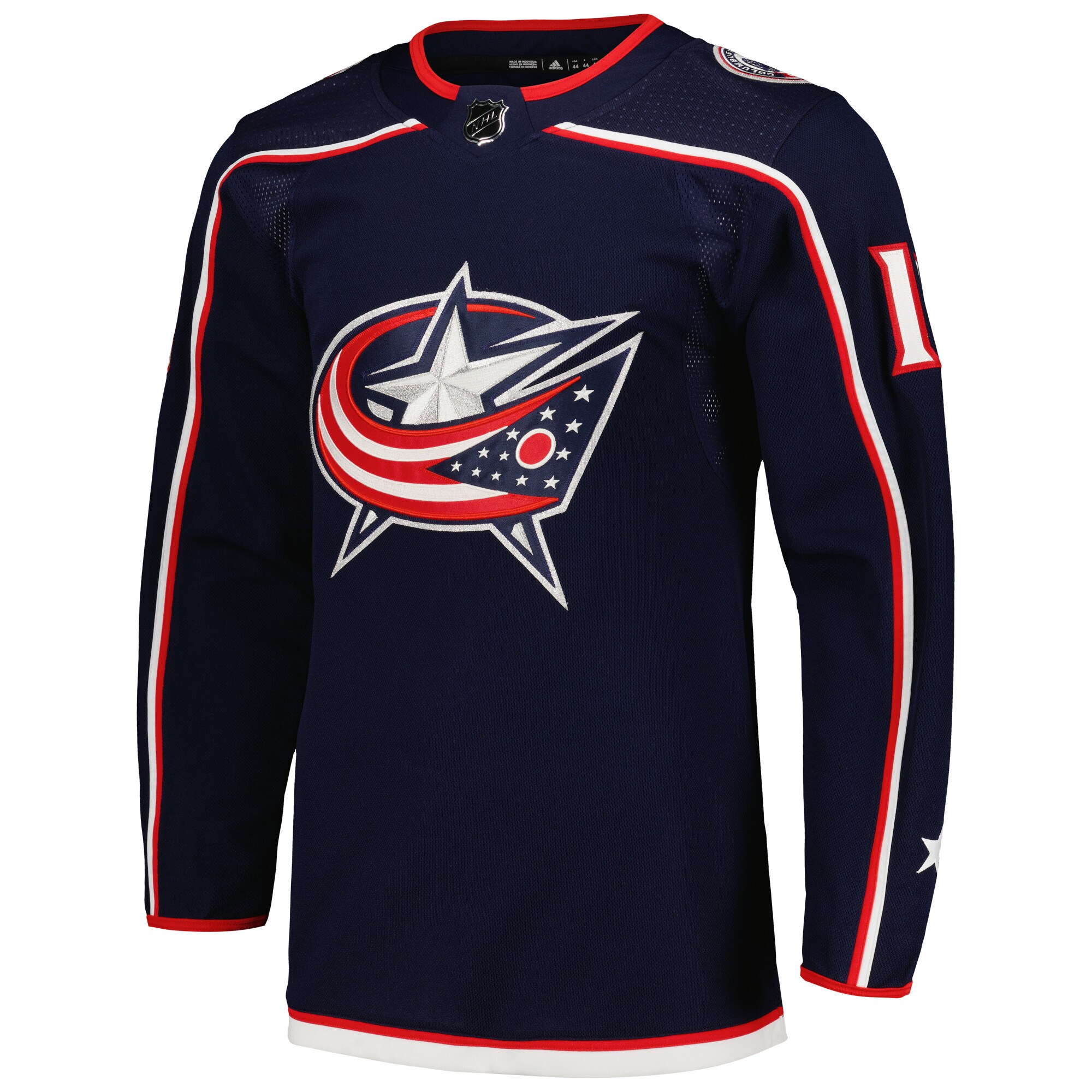 Johnny Gaudreau Columbus Blue Jackets adidas Home Primegreen Authentic Player Jersey – Navy