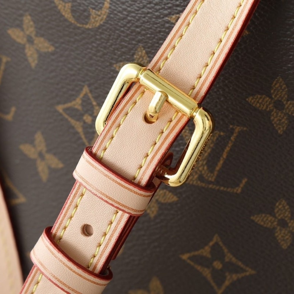 Louis Vuitton Odéon PM Monogram Canvas Shoulder Bag Brown 29cm