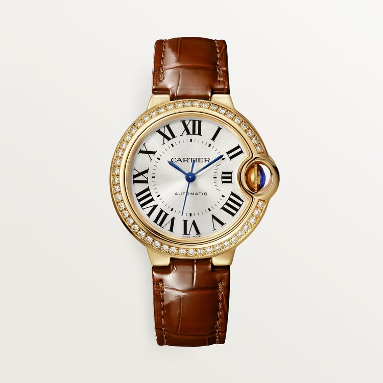 Cartier BALLON BLEU Diamond Yellow Gold 33mm
