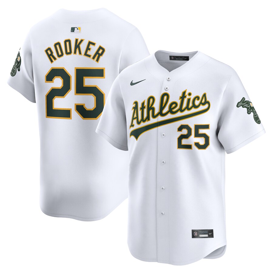 Brent Rooker Oakland Athletics Home Limited Player Jersey White