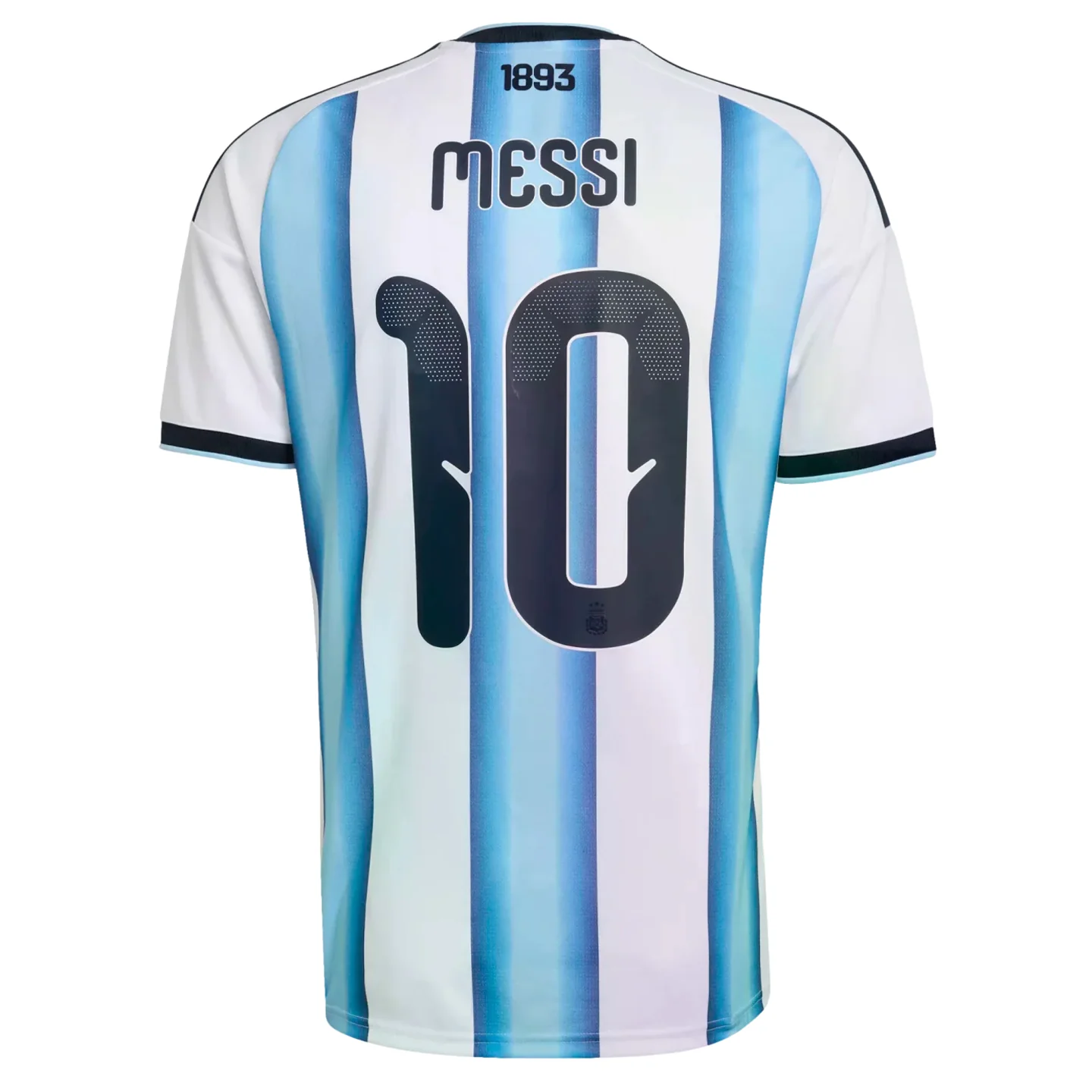 adidas Men's Lionel Messi Argentina 2026 Home World Cup Jersey (White/Icey Light Blue)