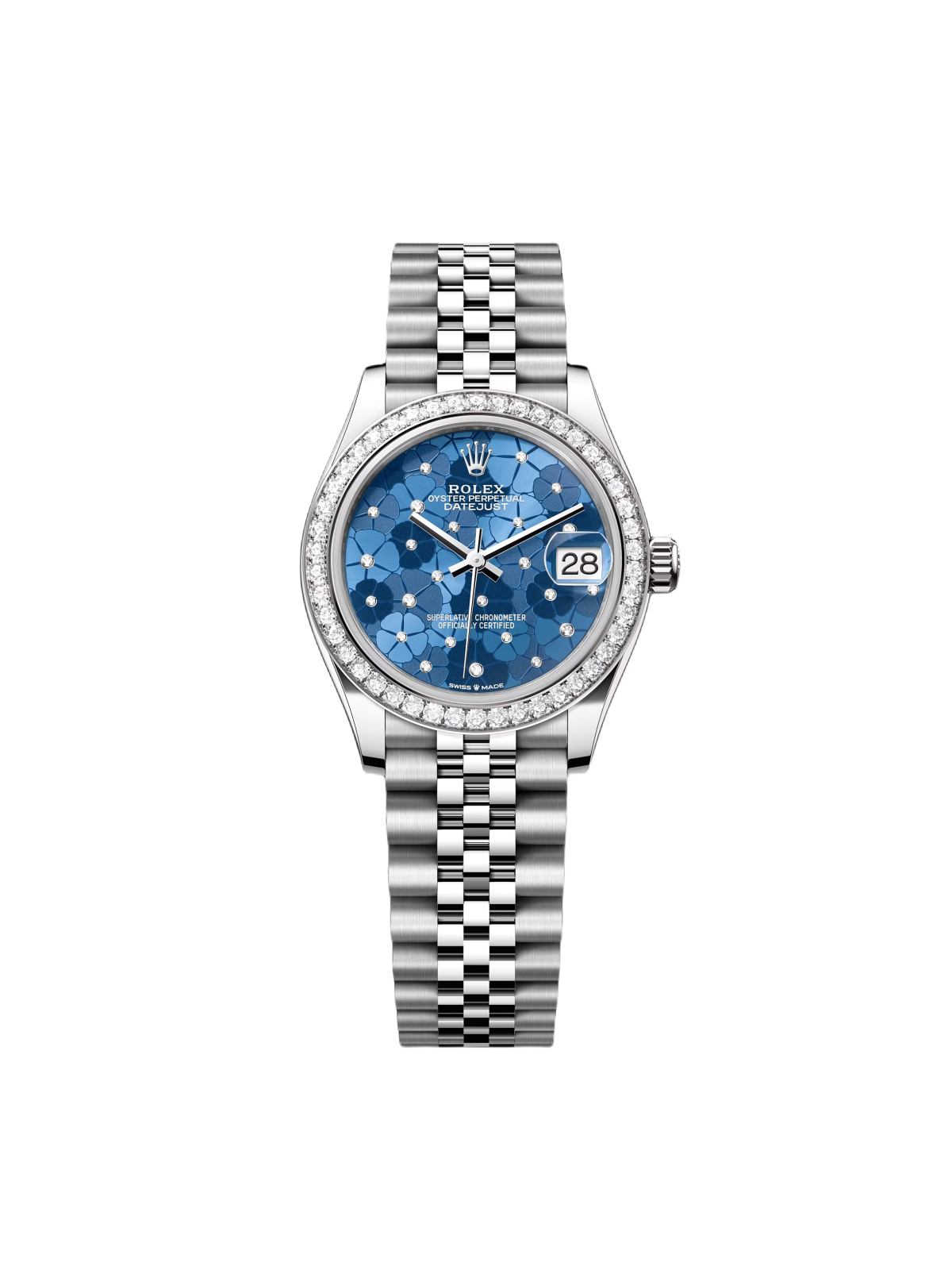Rolex Datejust m278384RBR-0039/0040 Azzurro Blue 31mm Dial Oyster Watch