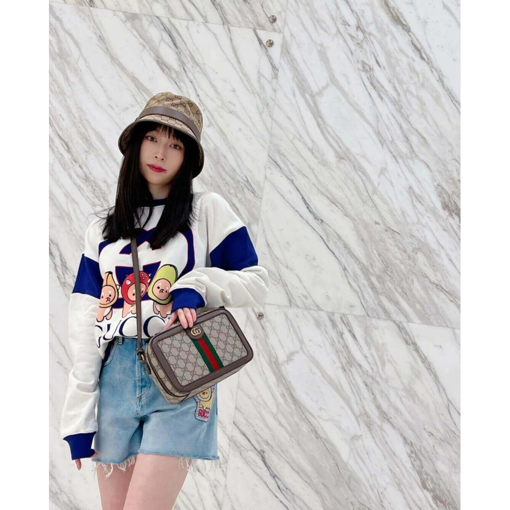 Gucci Ophidia Small Shoulder Bag With Web
