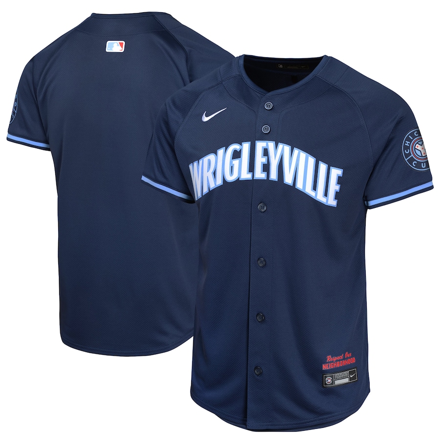 Chicago Cubs Youth City Connect Limited Jersey Navy