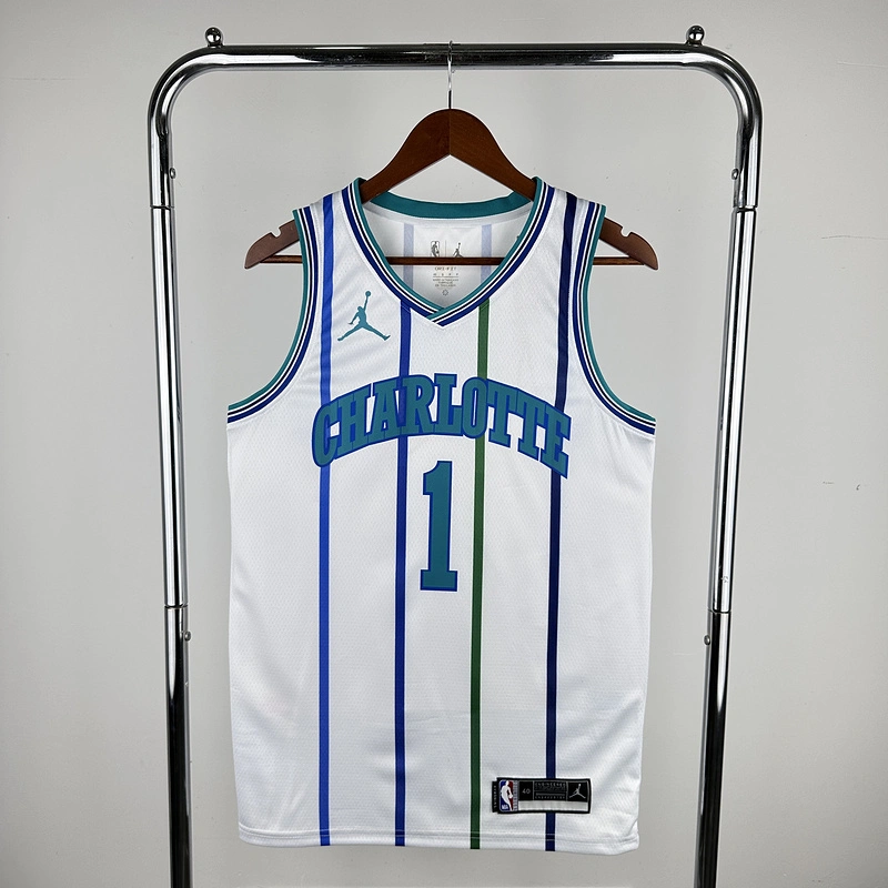 2019 NBA Charlotte Hornets (1 BALL) Basketball Jersey