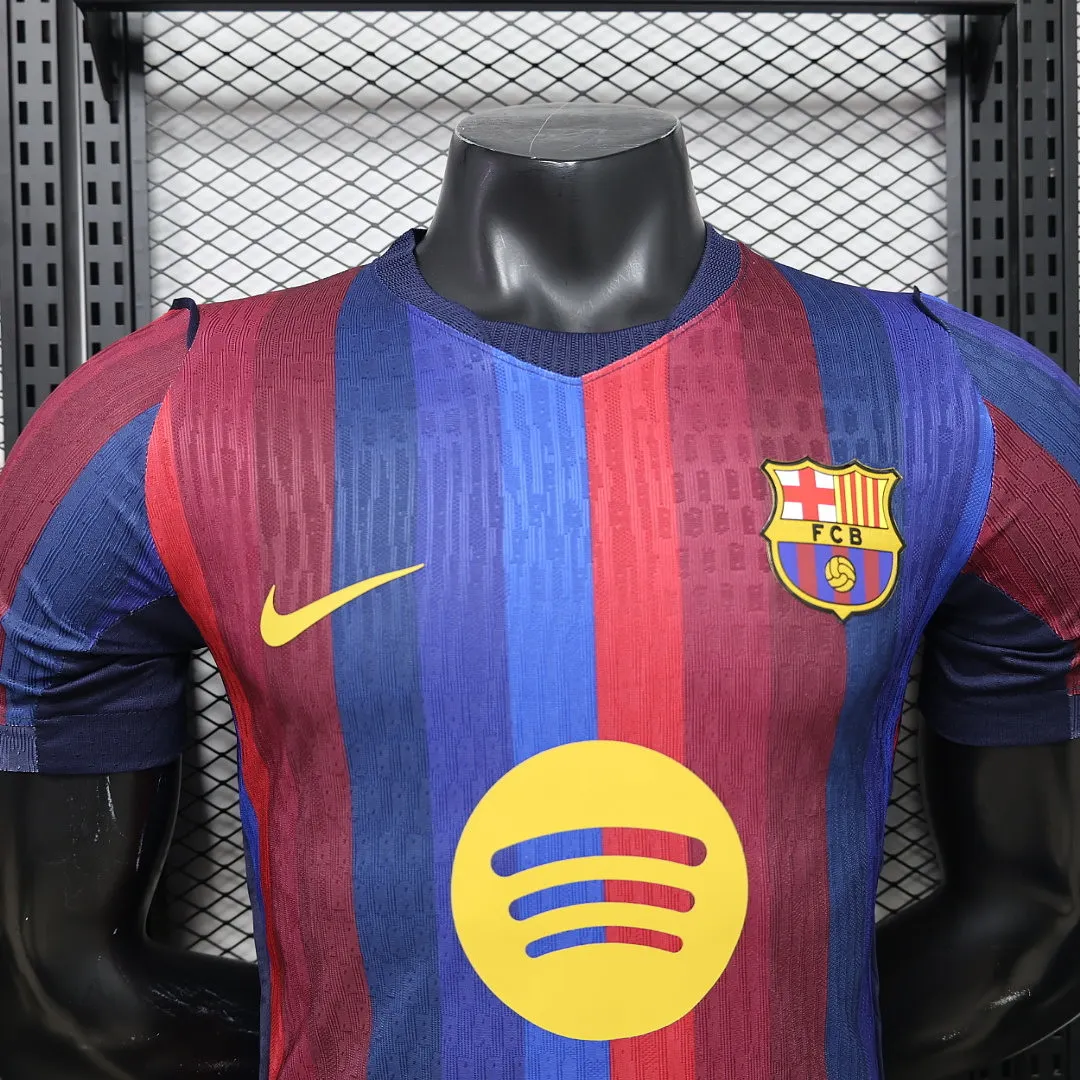 2026/27 La Liga Barcelona Team Home Football Jersey Player Version - JerseyFun