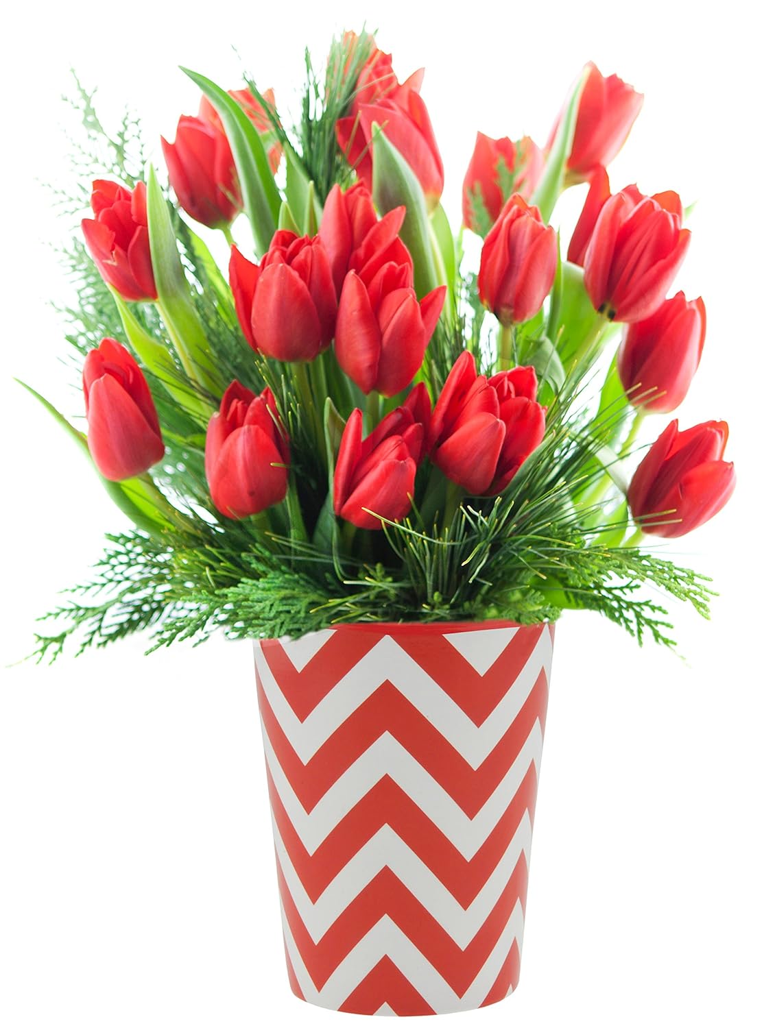 KaBloom - Rudolph Red Tulips| Fresh For Delivery Prime - Fresh Flowers for Birthday, Valentine's & Mother's Day