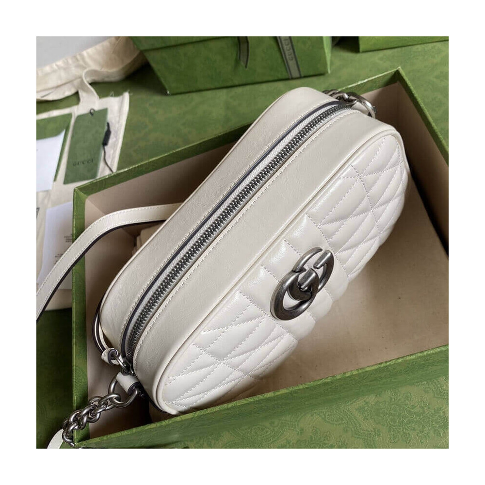 Gucci GG Marmont Small Shoulder Bag White