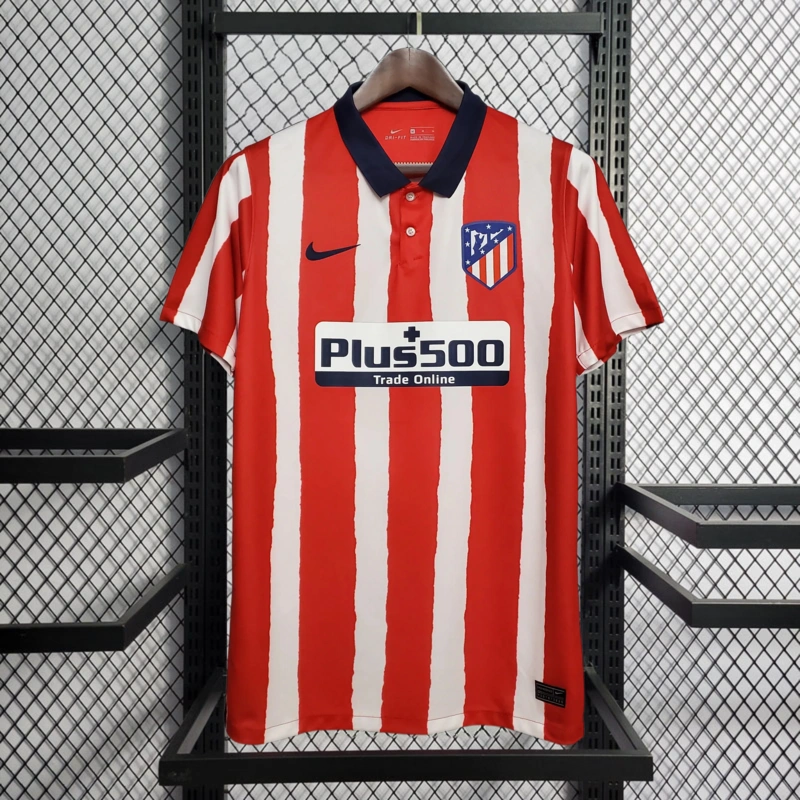 Retro 2020-21 Atletico Madrid Home Football jersey Retro