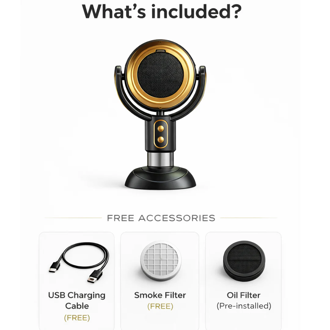 💨Portable Smoke Extractor Fan – Clean Air Anywhere, Anytime