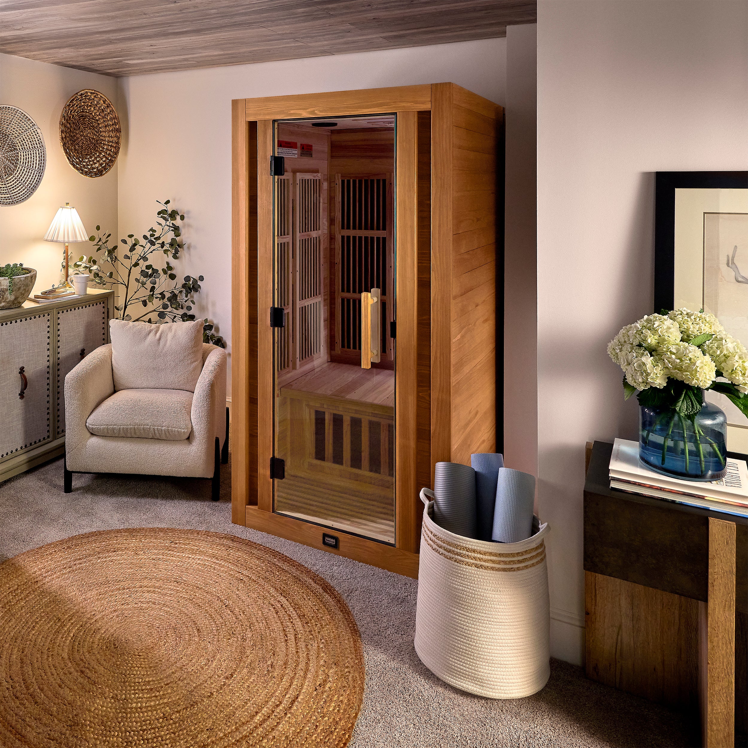 Rylan Indoor Infrared Sauna �?1 Person