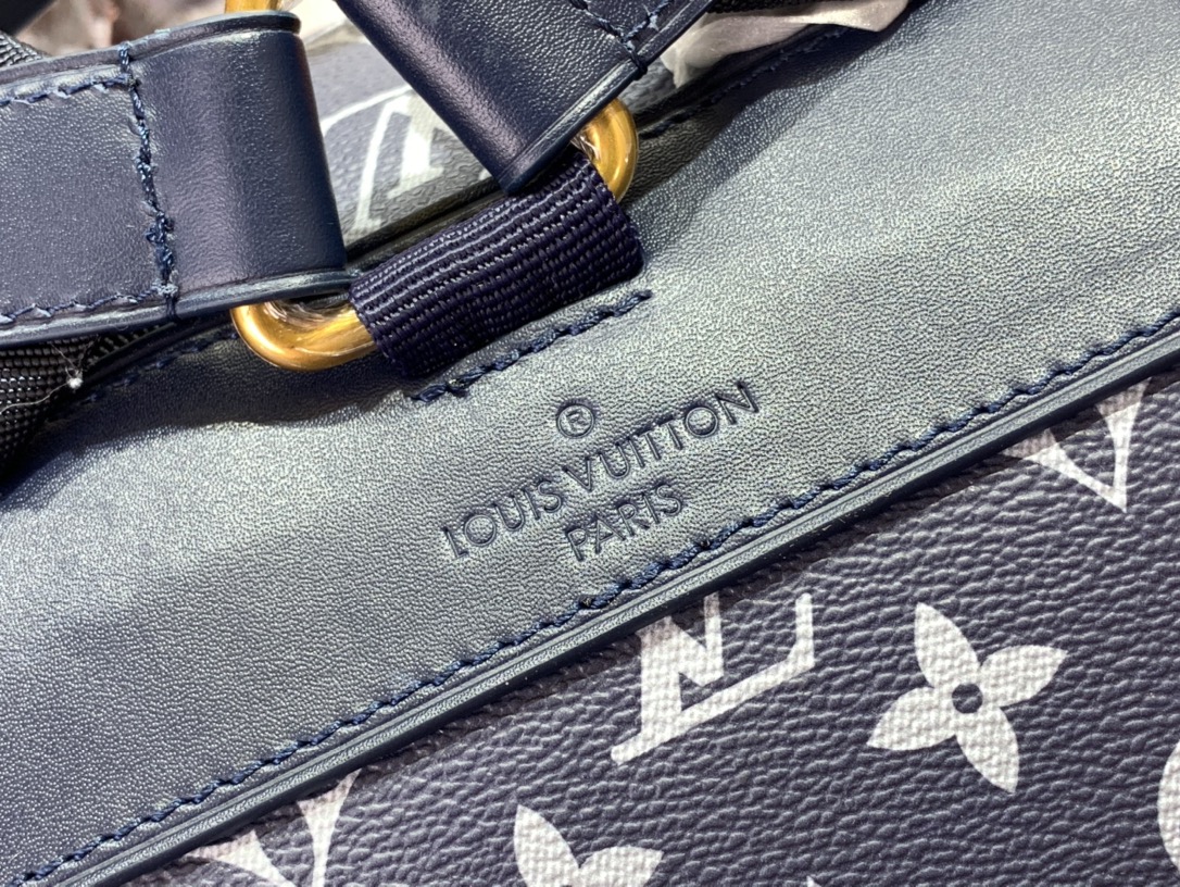 Louis Vuitton Christopher Pm Backpack Blue 48Cm For Men