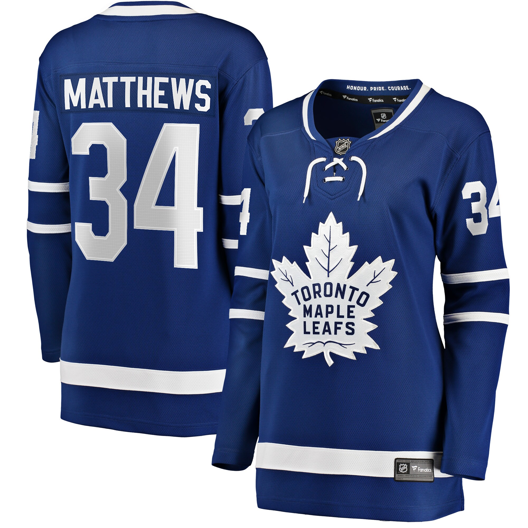 Auston Matthews Toronto Maple Leafs Fanatics Women’s Home Breakaway Jersey – Blue