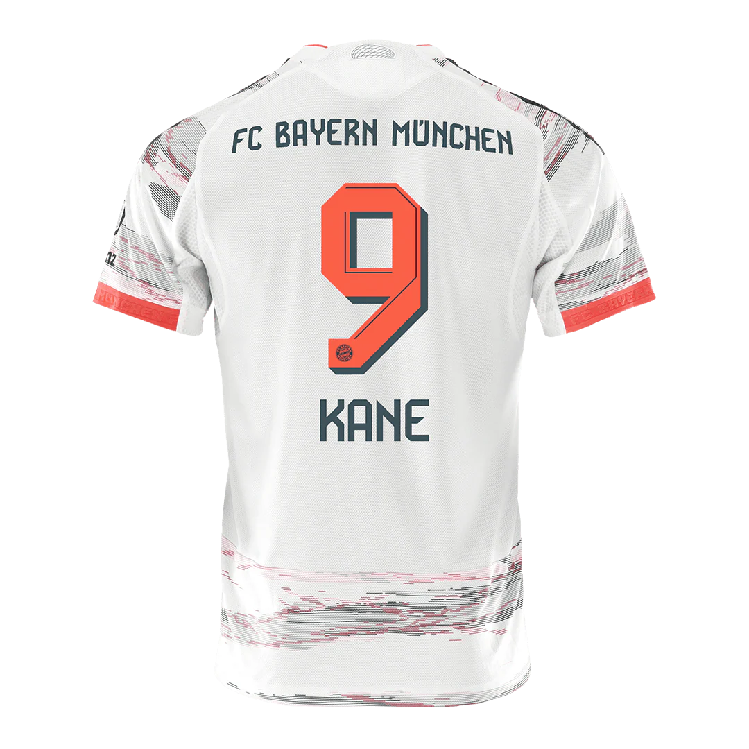 KANE #9 Bayern Munich Away Player Version Soccer Jersey 2025/26 White