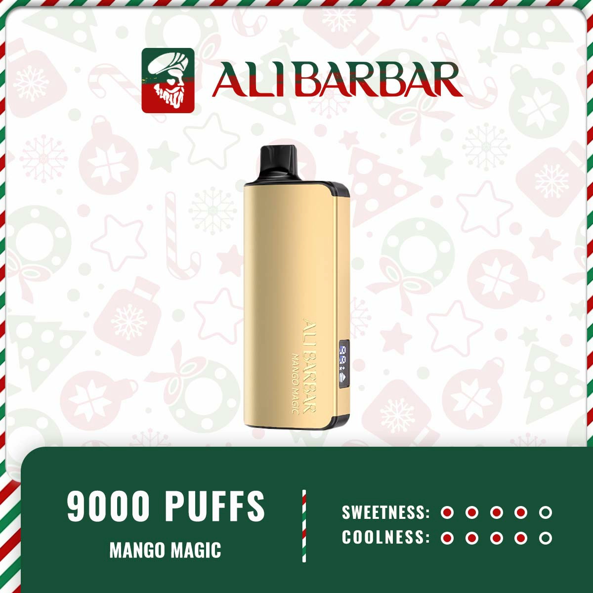 Alibarbar Ingot 9000 Puffs – Mango Magic Ice