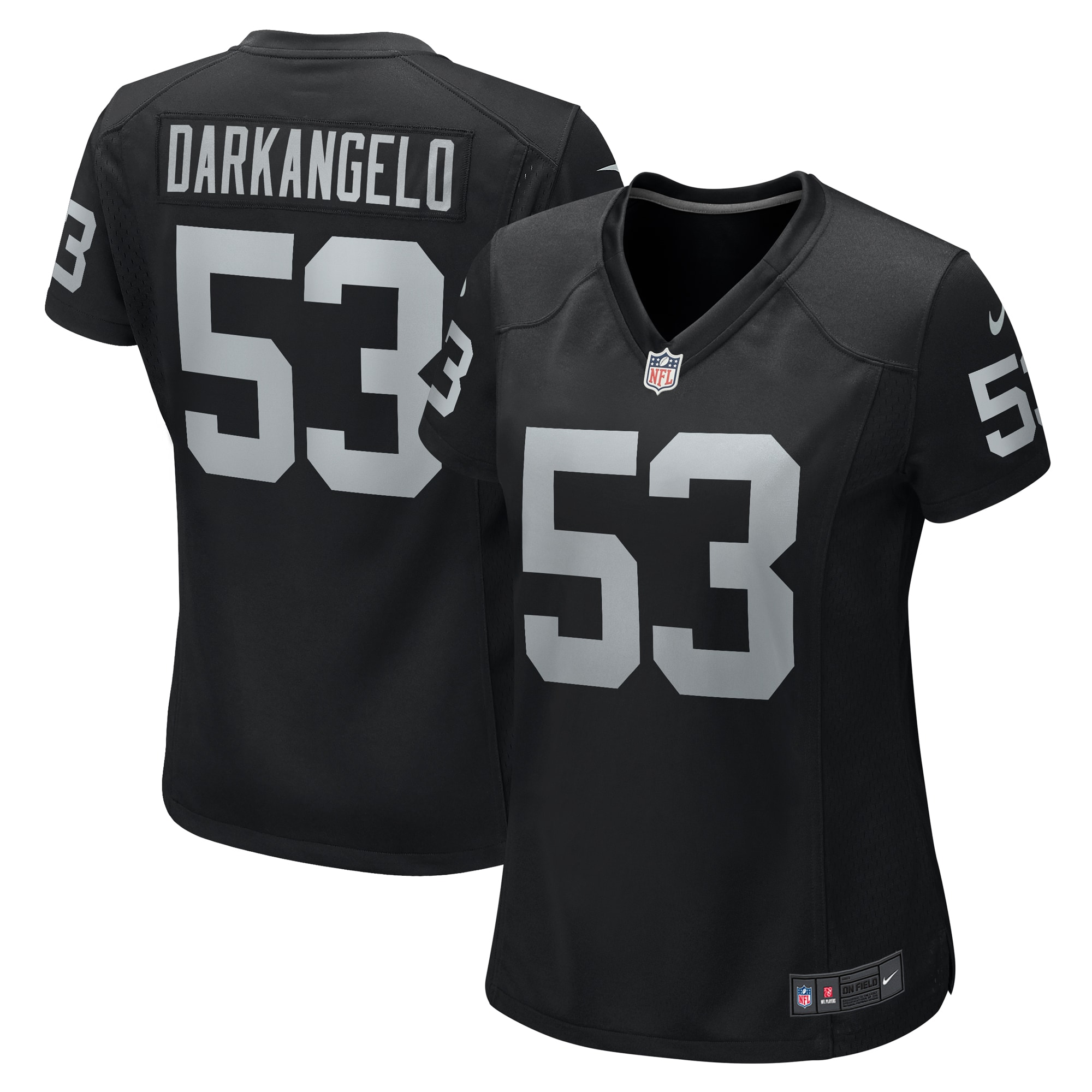 Isaac Darkangelo Las Vegas Raiders Nike Women's Team Game Jersey -  Black