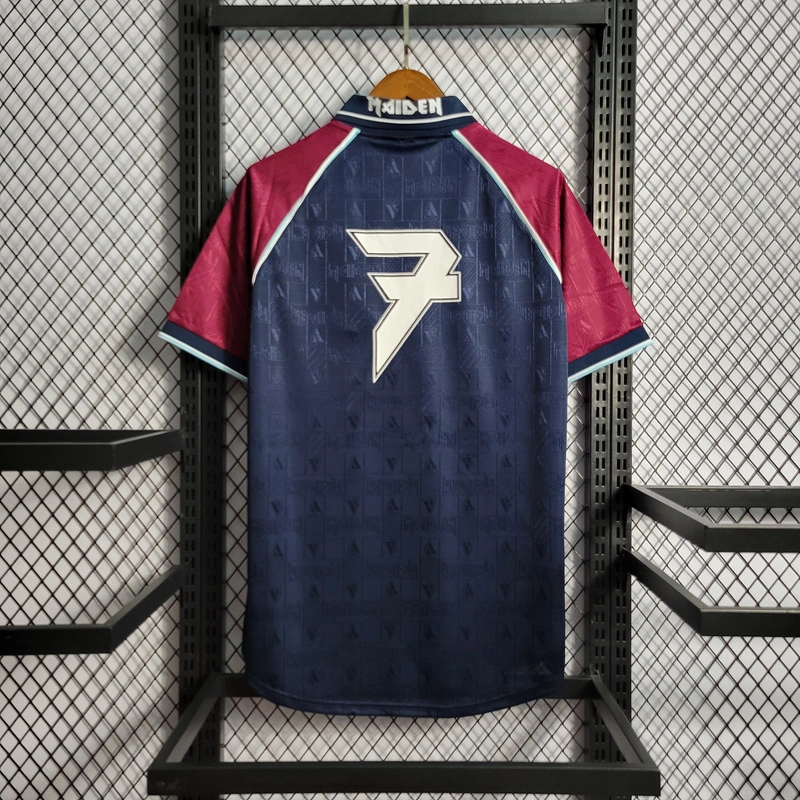 Retro 1999 West Ham Iron Maiden Home Football jersey retro