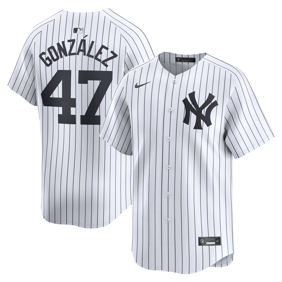 Victor Gonzalez New York Yankees Home Limited Player Jersey  White