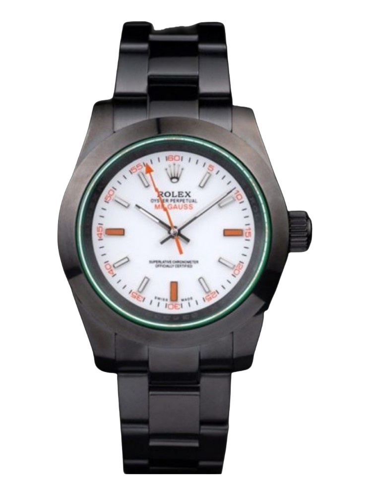 【Super Clone】Rolex Milgauss PR116610 Pstainless steel White Dial 40MM Mens Replica Watch