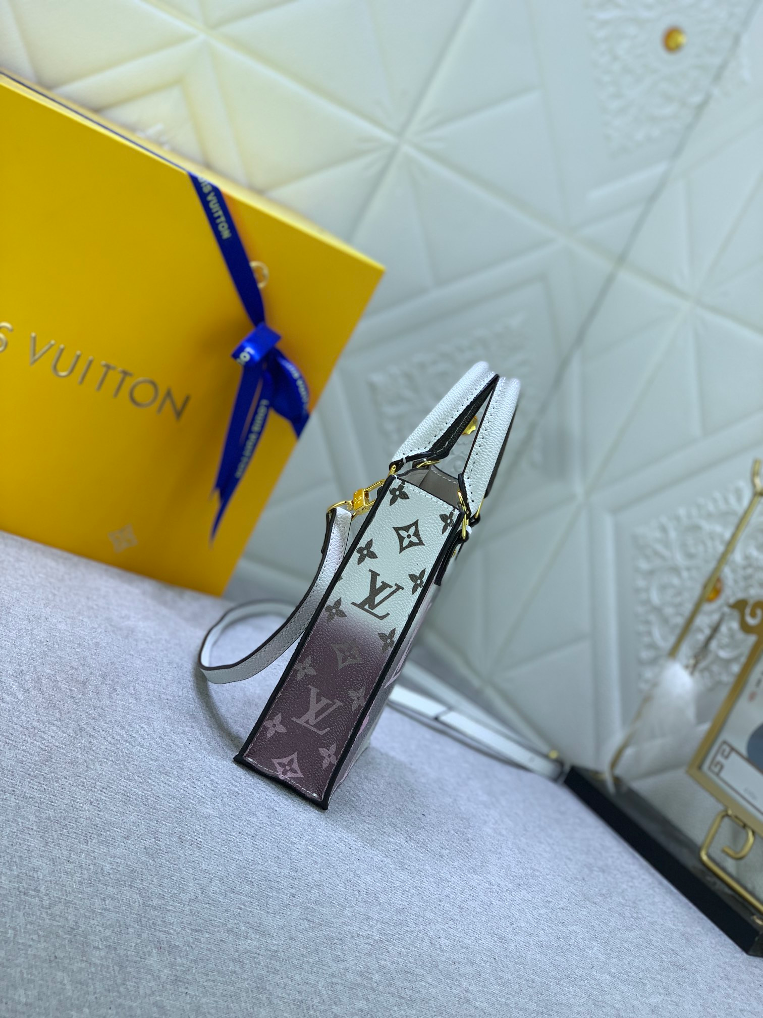 Louis Vuitton Petit Sac Plat Monogram Black And White 17Cm