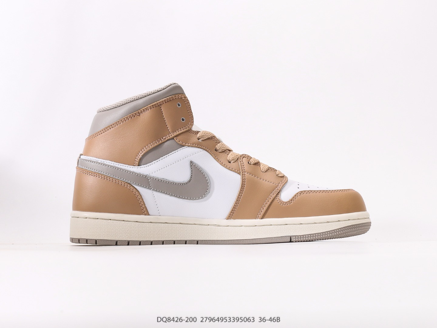 Air Jordan 1 Mid Hemp White