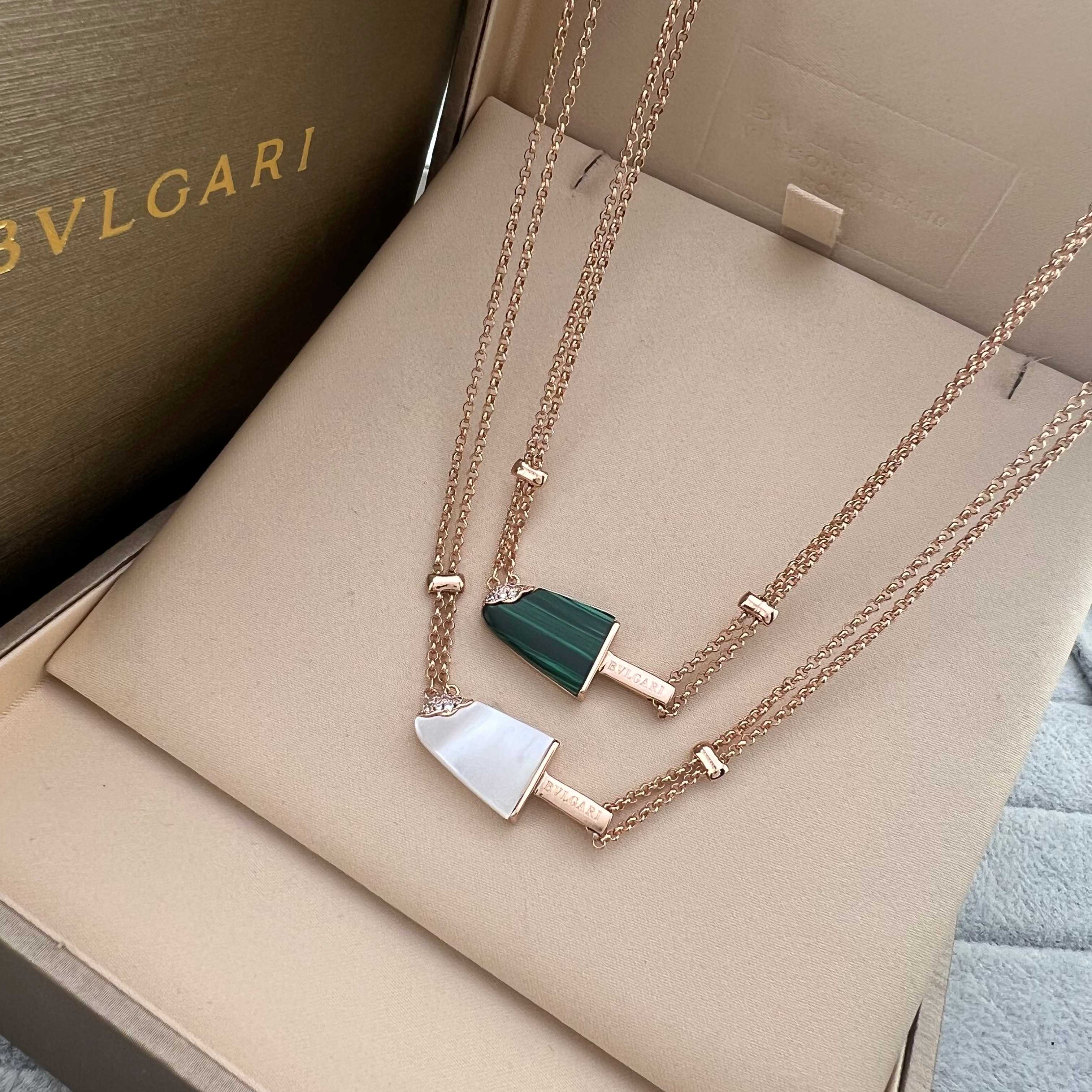 Rose gold ice cream ice cream necklace