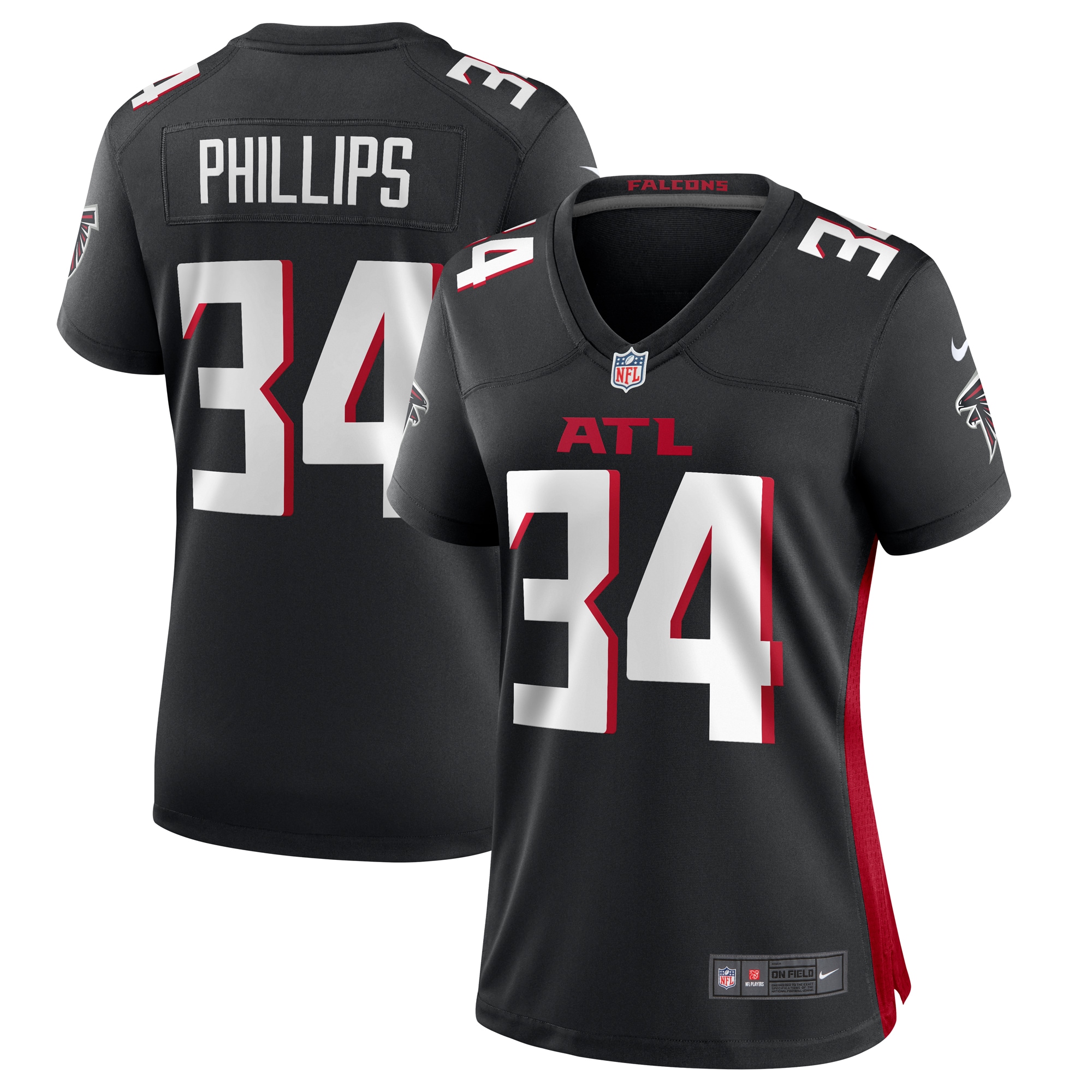 Clark Phillips III Atlanta Falcons Nike Women's Team Game Jersey -  Black