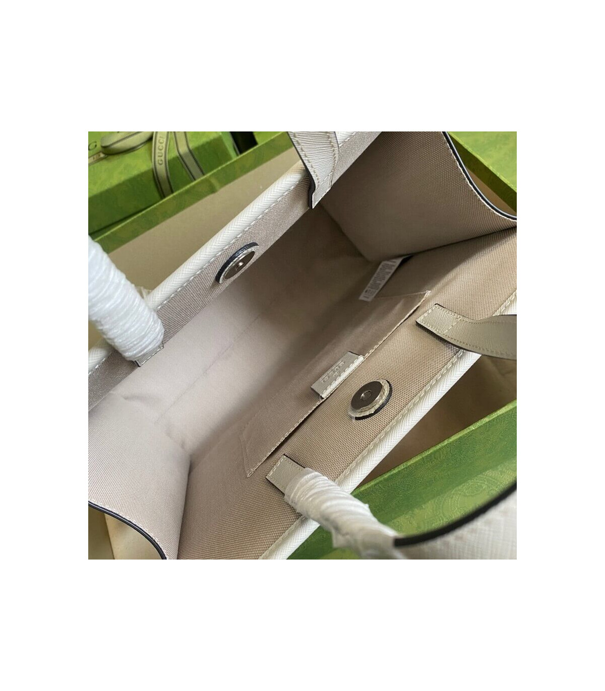 Gucci Children’s GG Heart Apple Pattern Tote