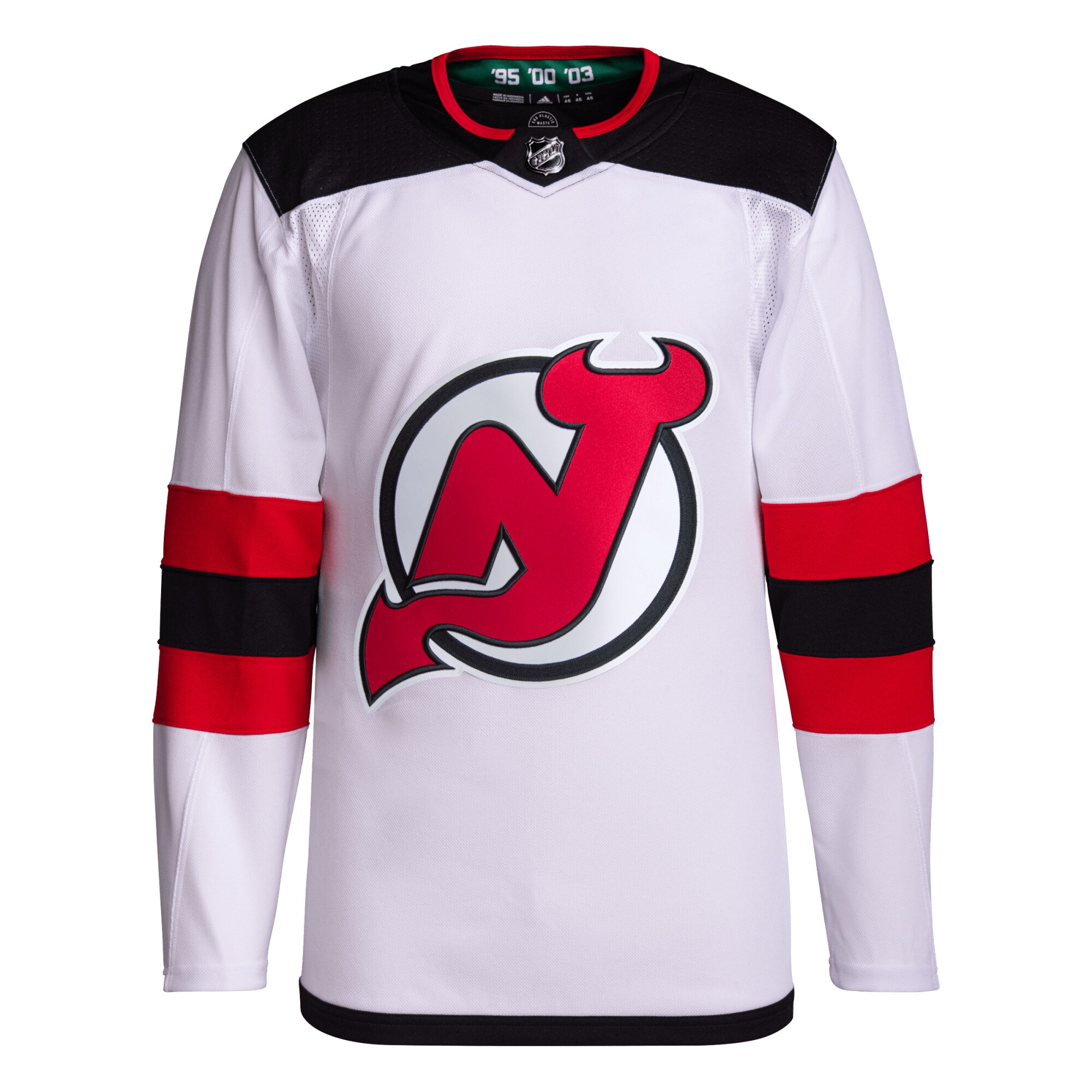 New Jersey Devils adidas Away Primegreen Authentic JerseyÂ â€“ White