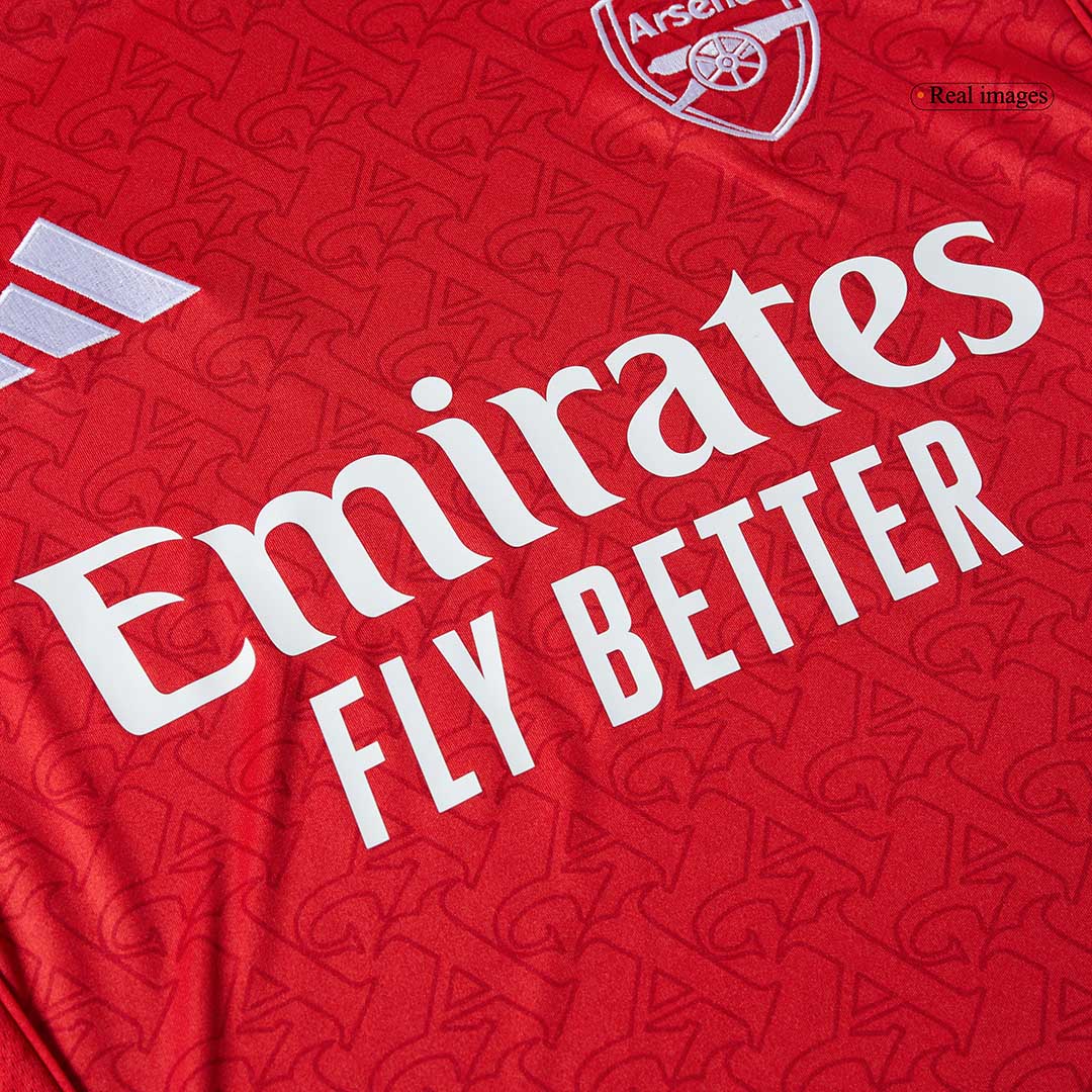 ØDEGAARD #8 Arsenal Home Soccer Jersey 2025/26 Red