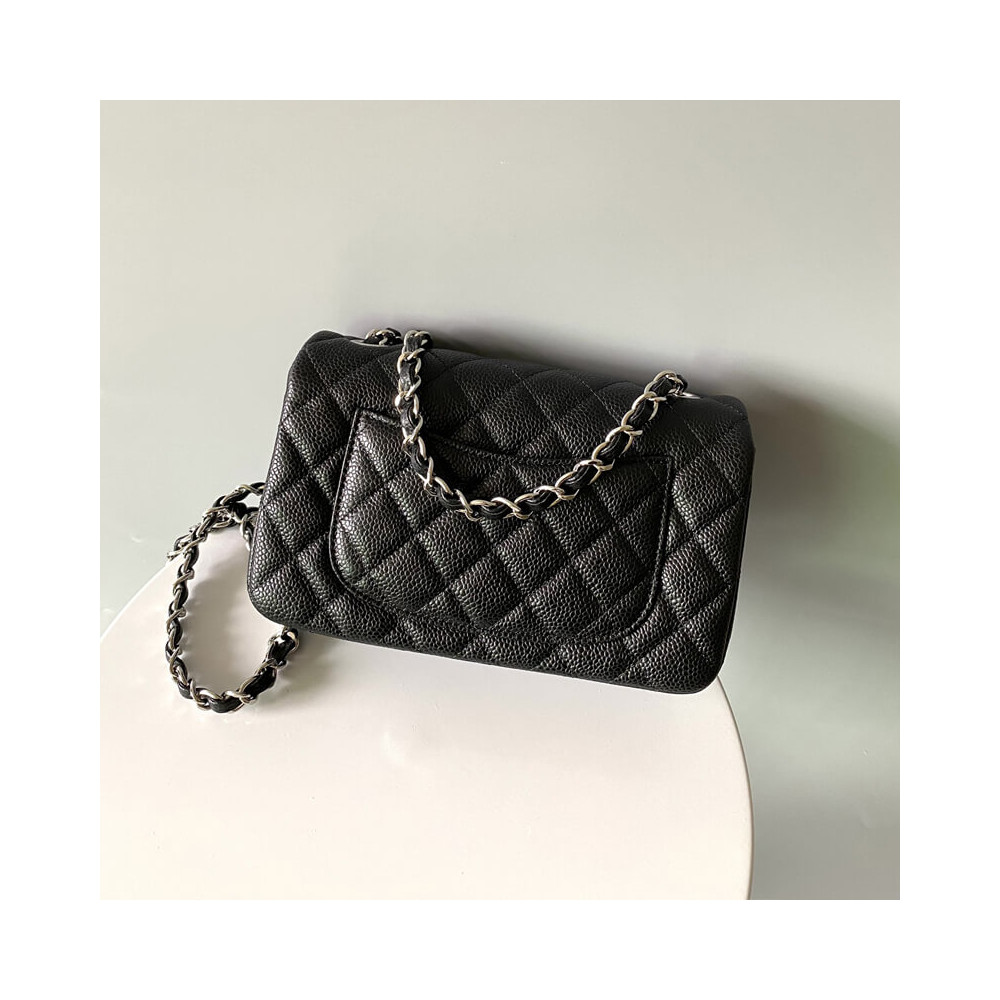 Chanel Caviar Quilted Mini Flap Bag 20cm
