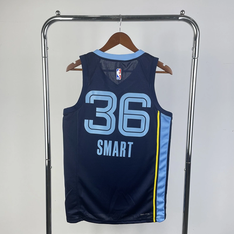 2023 NBA Memphis Grizzlies 36 SMART Basketball Jersey