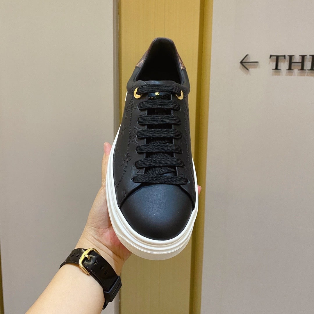 Louis Vuitton Time Out Sneaker Monogram Black