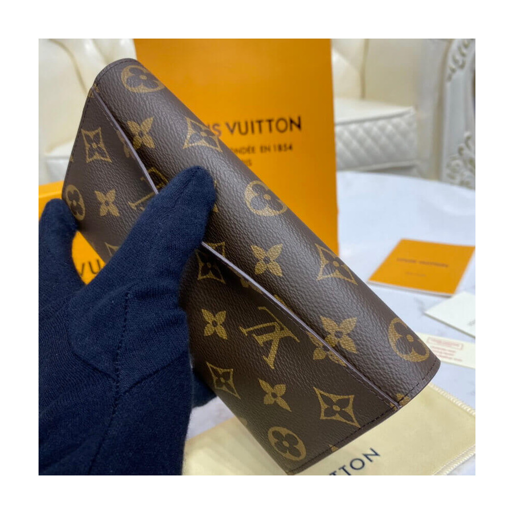 Louis Vuitton Monogram Cavas Sarah Wallet Red