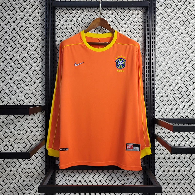 Retro Long Sleeve 1998 Brazil Goalkeeper Football jersey retro