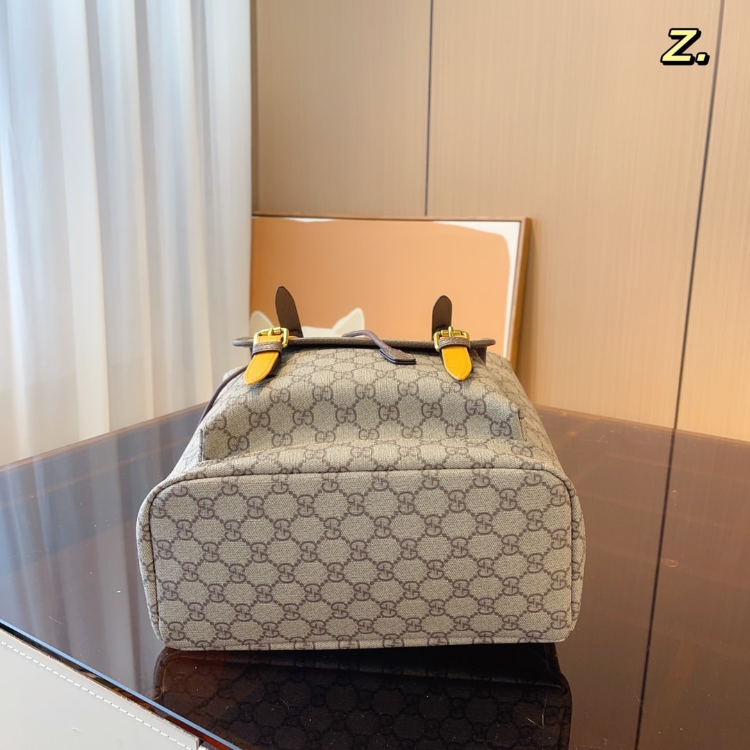 Gucci Soft Gg Supreme Backpack Beige 41Cm 473869 K9Rit 8857