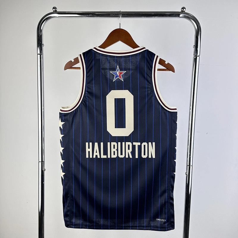 2024 NBA All Star Game (0 HALIBURTON) Basketball Jersey