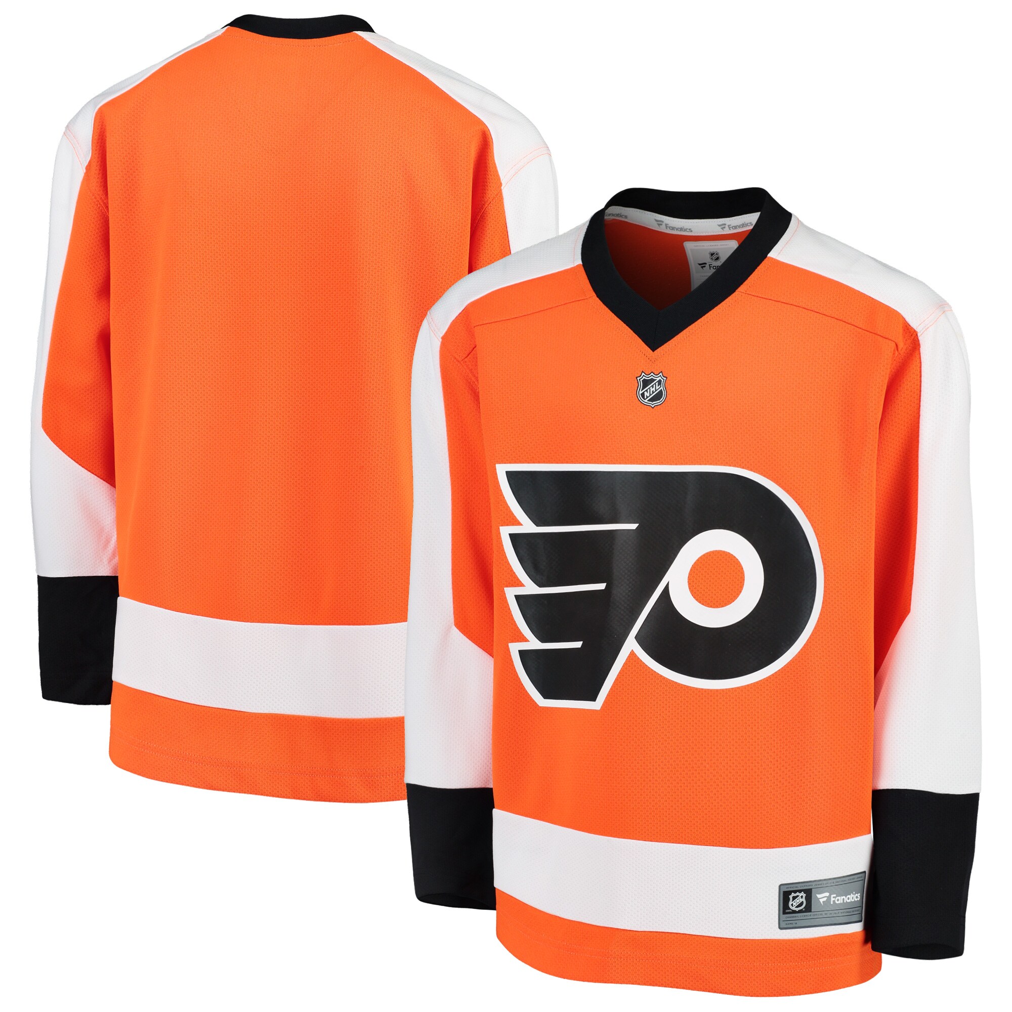 Philadelphia Flyers Fanatics Youth Home Replica Blank Jersey – Orange