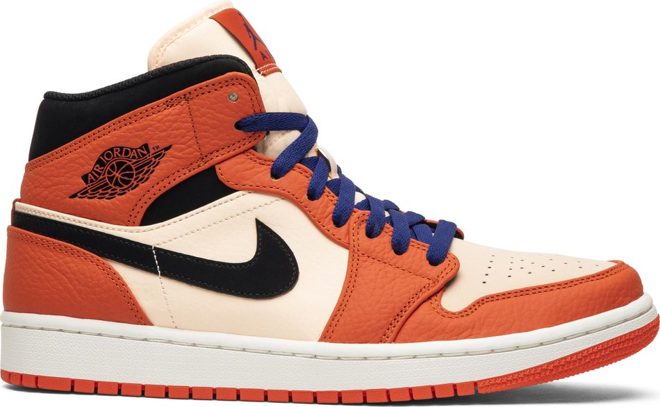 Air Jordan 1 Retro Mid SE Team Orange 852542-800