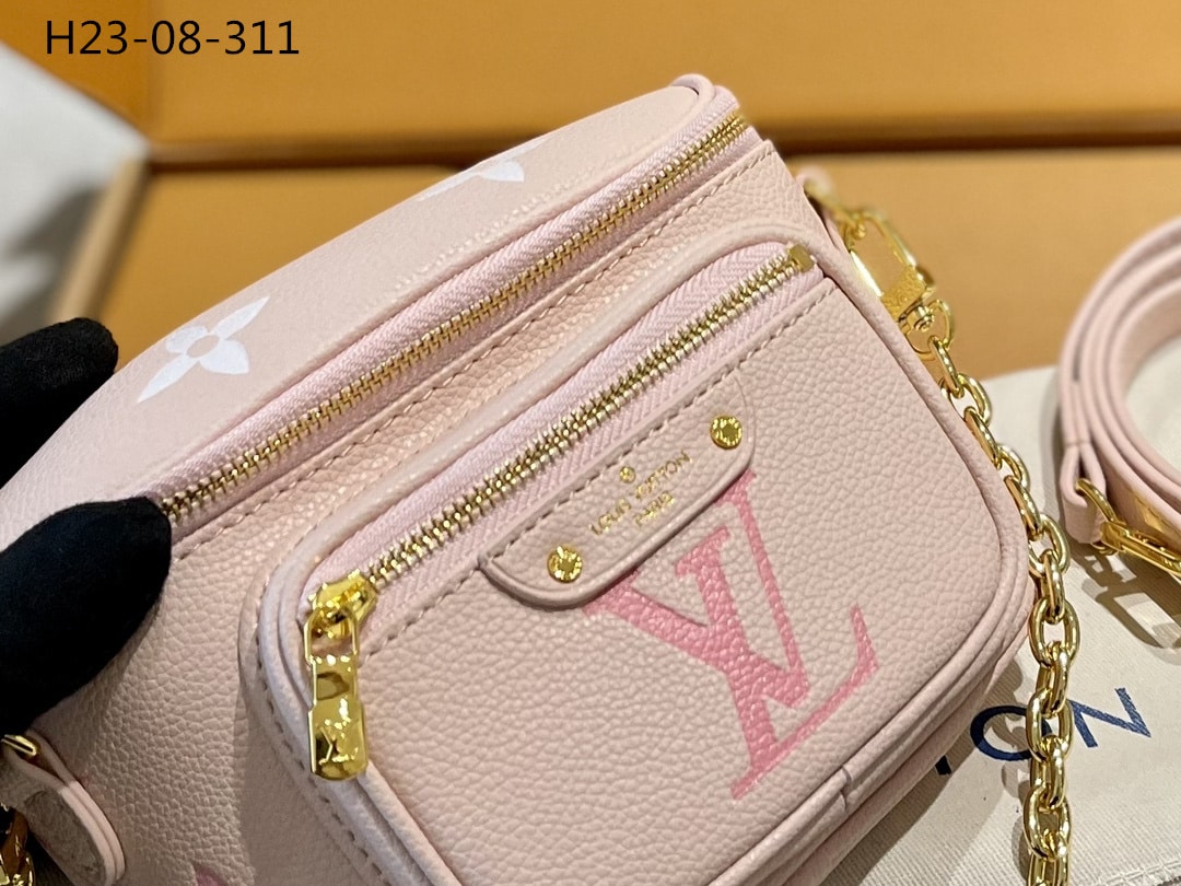 Louis Vuitton Mini Bumbag Pink 18Cm M82347