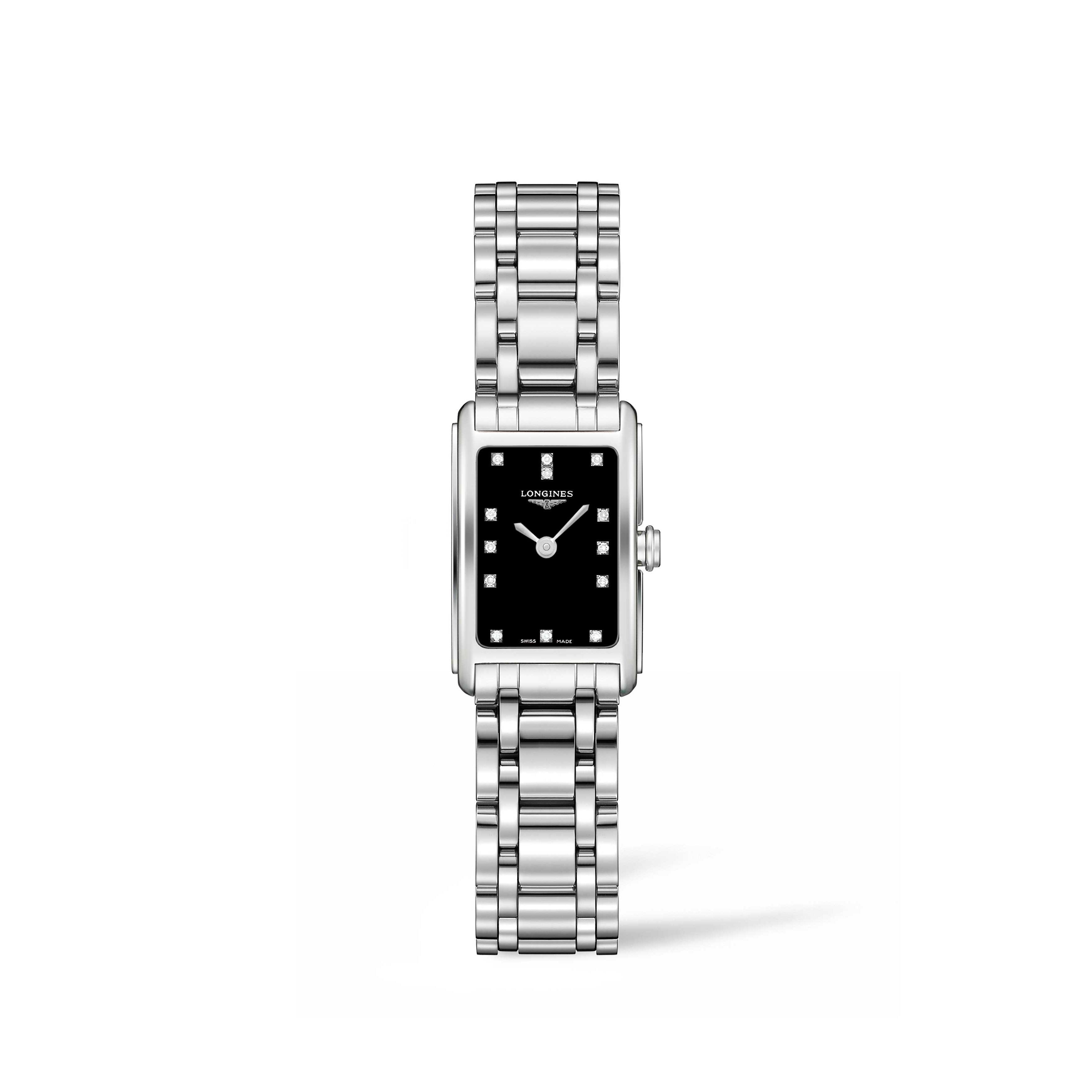 【Super Clone】Longines Women's L5.258.4.57.6 DolceVita Diamond Stainless Steel Watch