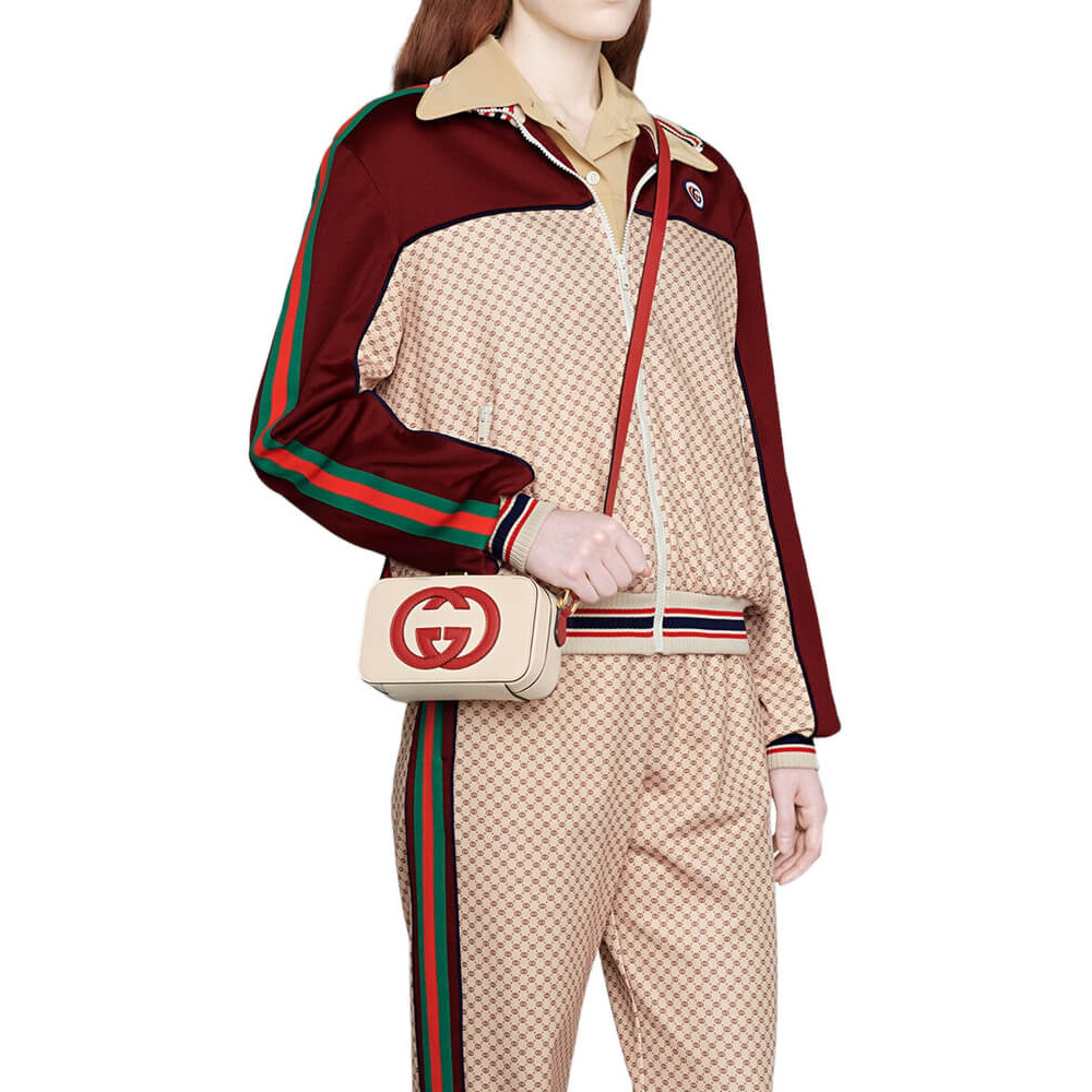 Gucci Interlocking G Mini Bag in White Leather