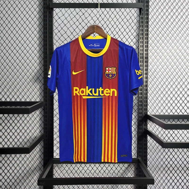 Retro 2020-21 Barcelona 4 Away MESSI PIQUE DEMBELE JORDI AIBA GRIZMANN Football jersey retro